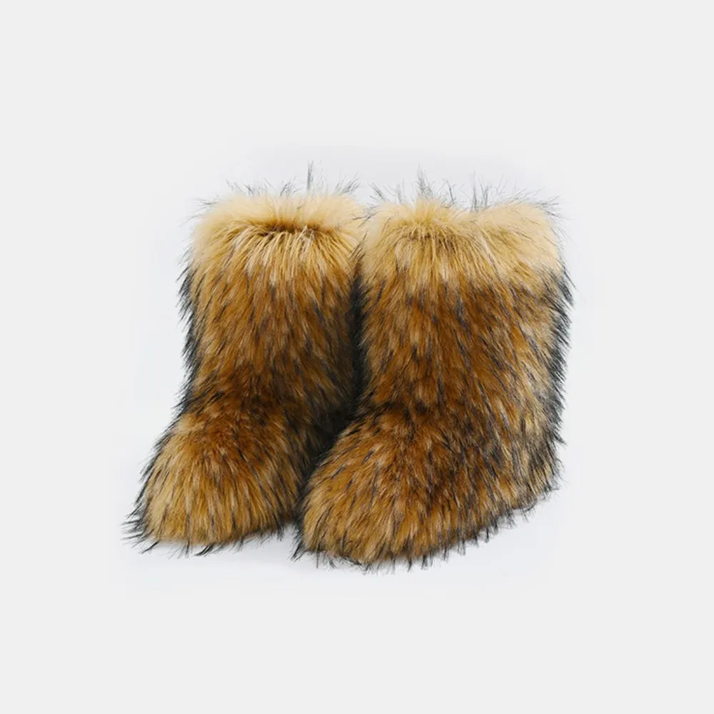 Thermal Fuzzy Platform Boots image 11
