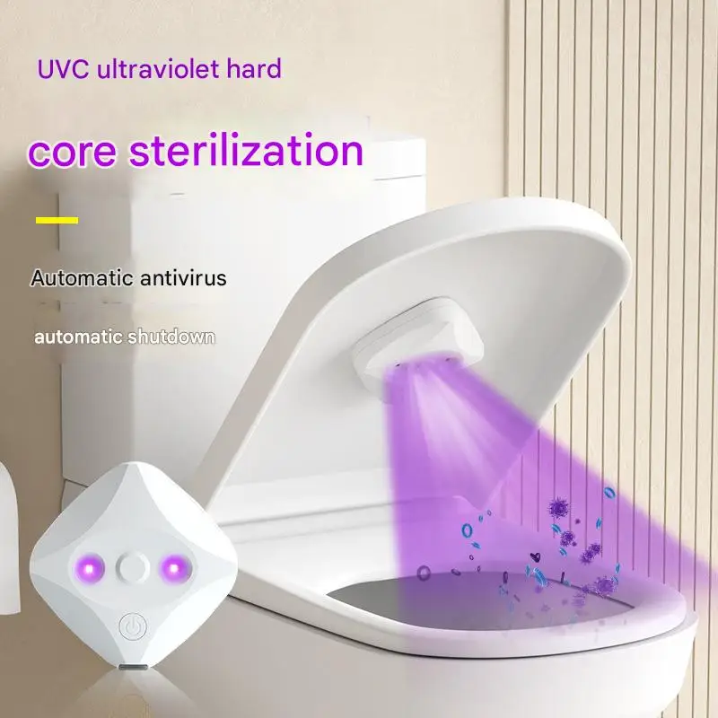 LED Night U V Lights Toilet Seat Toilet Bowl Light Motion Sensor Activated Toilet Lid Clean Lights