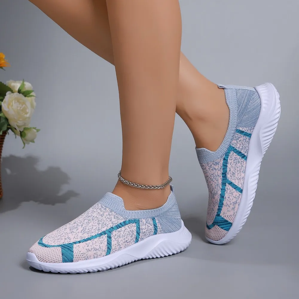 Breathable Mesh Round Toe Sneakers image 7