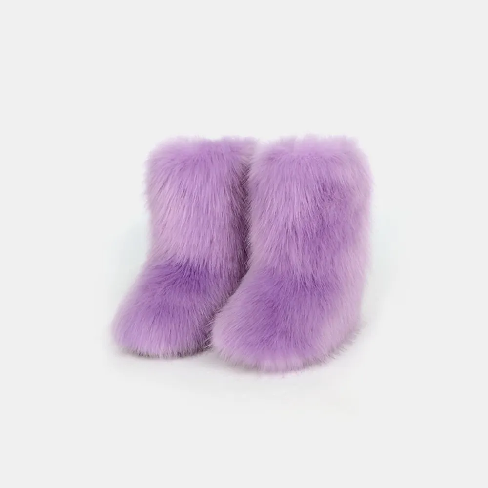Thermal Fuzzy Platform Boots image 6