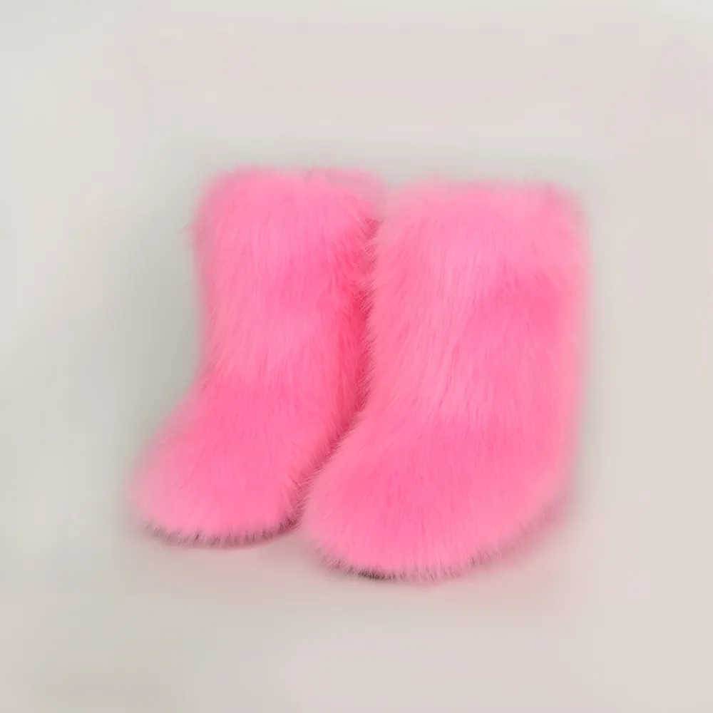 Thermal Fuzzy Platform Boots image 5