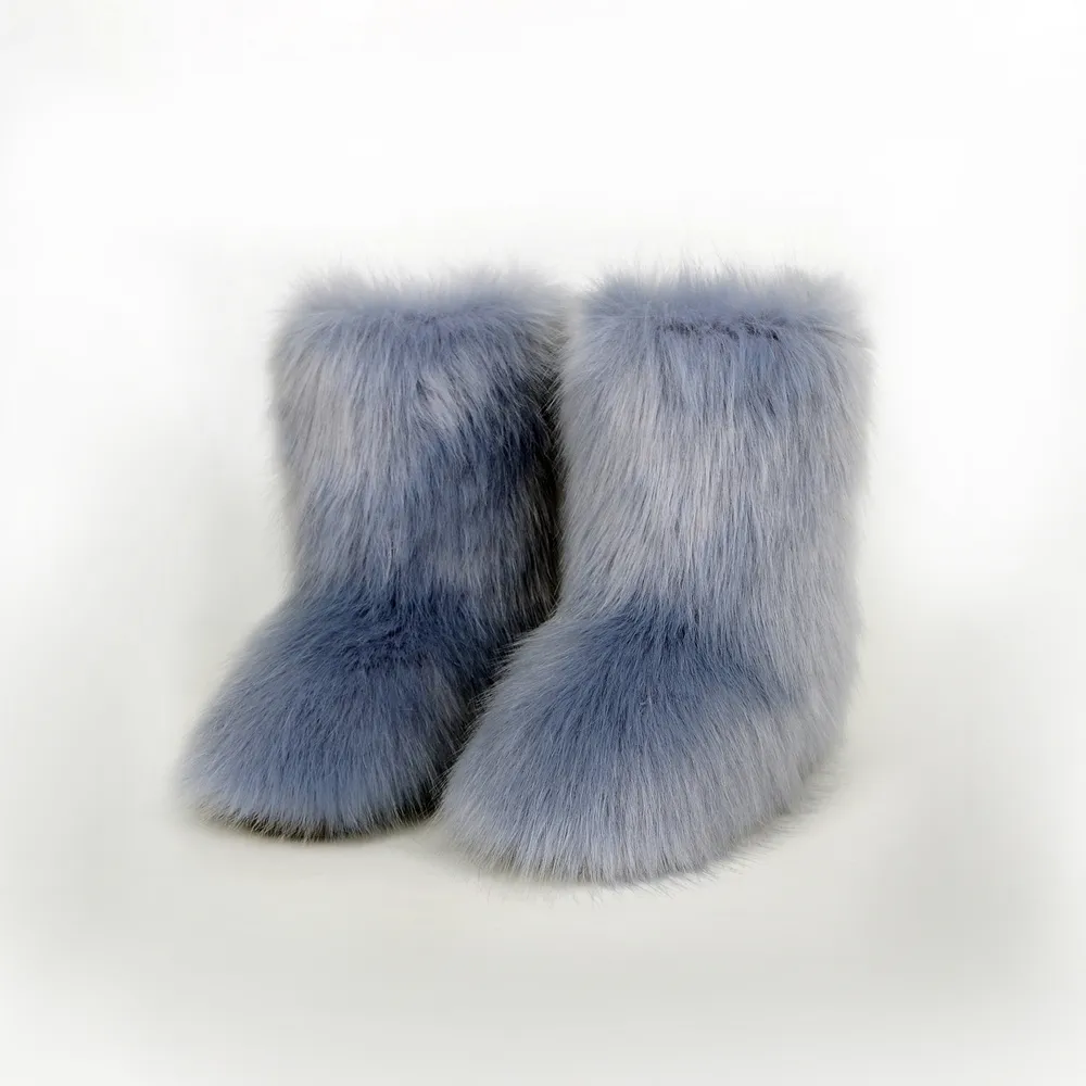 Thermal Fuzzy Platform Boots image 9