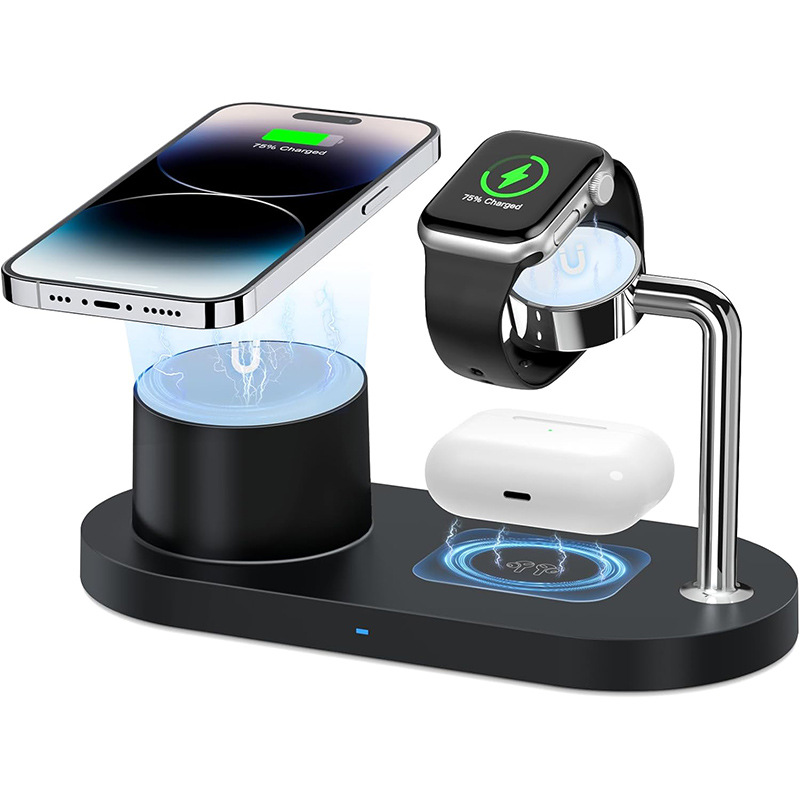 MagSafe magnetic suction three-in-one suitable for Apple mobile phone 15w wirele - 第 6/7 張圖片