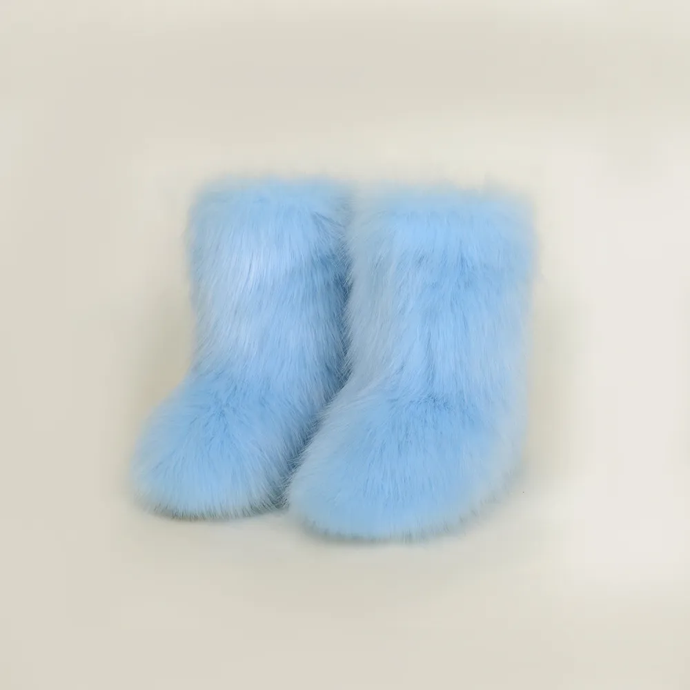 Thermal Fuzzy Platform Boots image 7