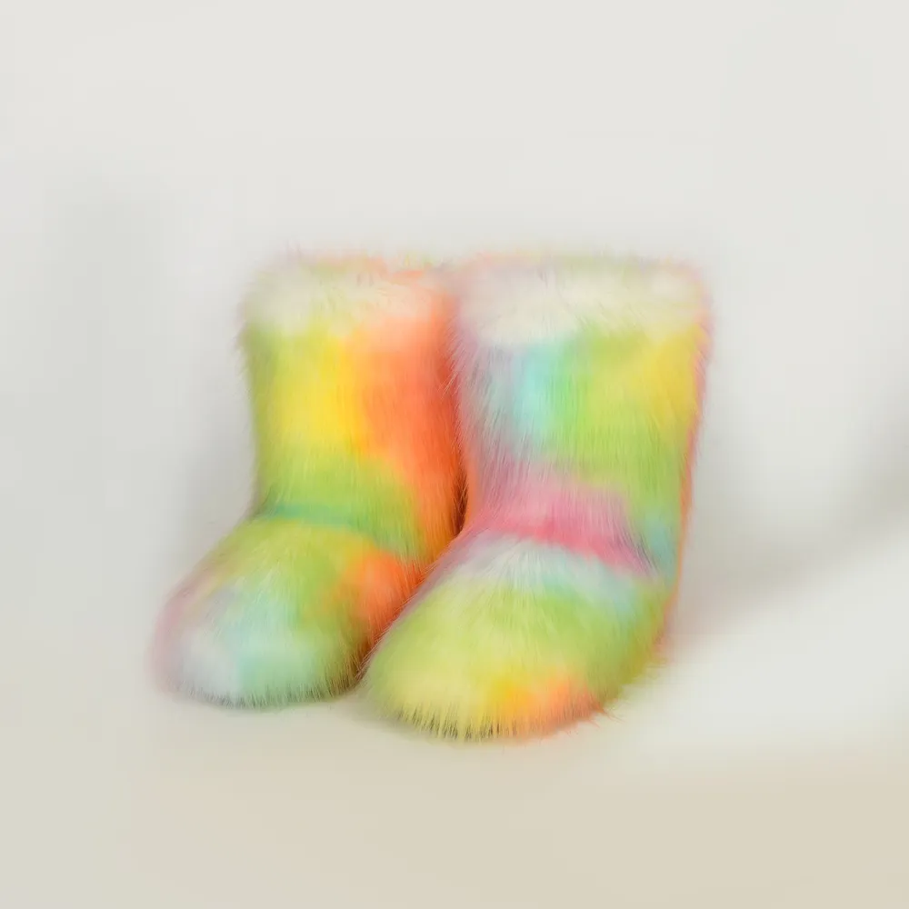 Thermal Fuzzy Platform Boots image 10