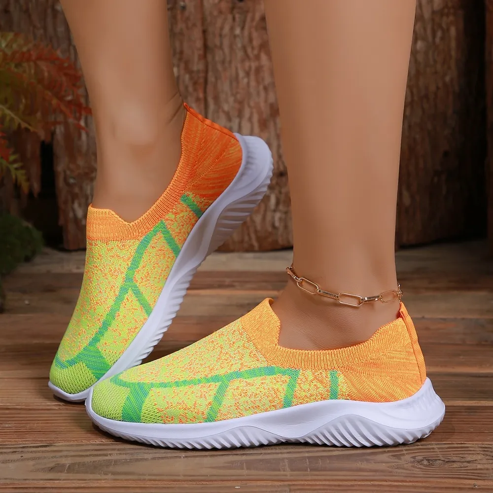 Breathable Mesh Round Toe Sneakers image 3