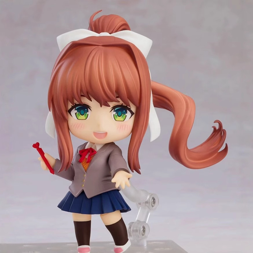 Q-version Clay Man Heartbeat Literary Department Monica Face Changing Mobile Anime Handmade Model