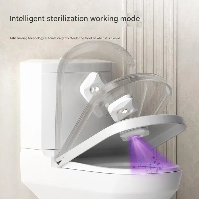 LED Night U V Lights Toilet Seat Toilet Bowl Light Motion Sensor Activated Toilet Lid Clean Lights