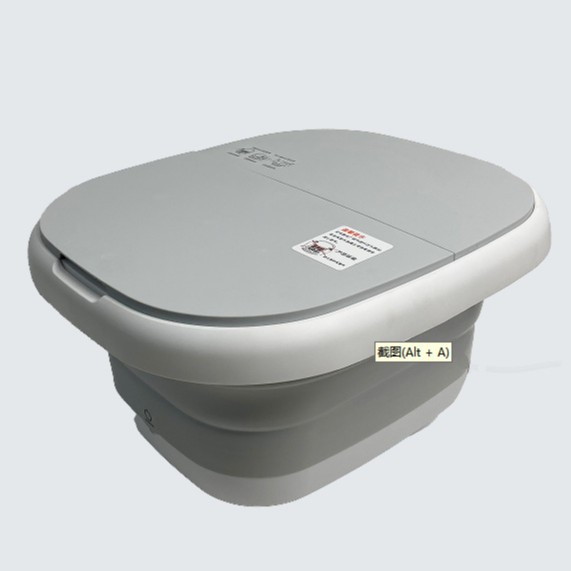 Folding foot bath tub foot washing tub with remote control soaking tub