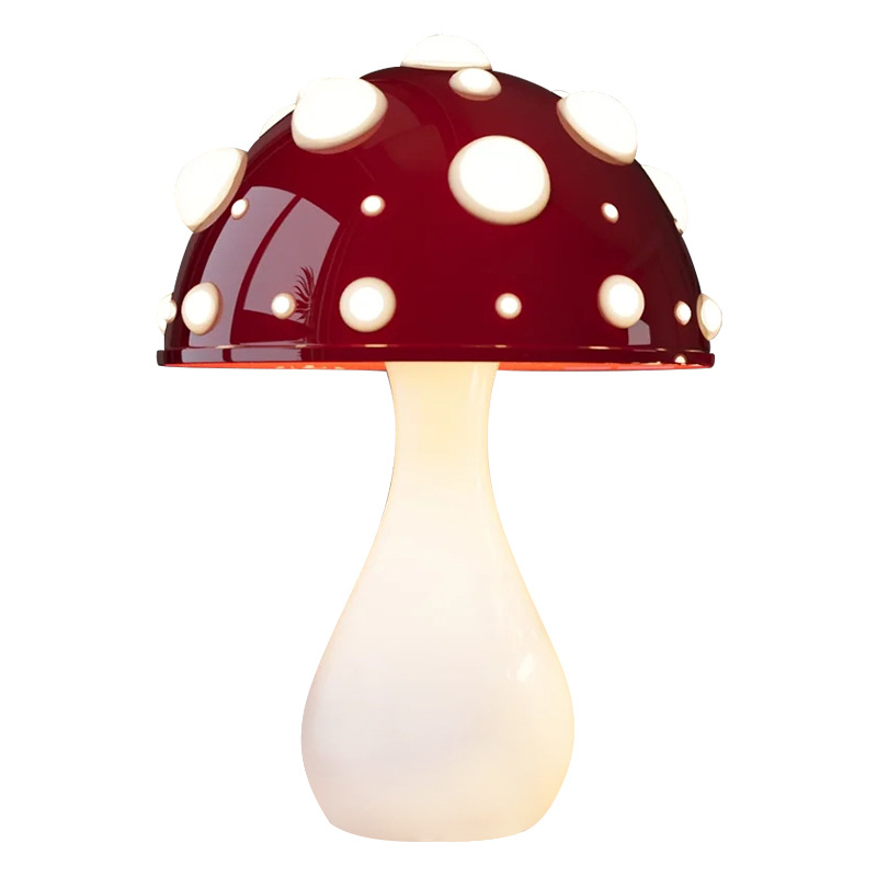 Mushroom Decorative Desk Lamp Bedroom Headboard Dimming Atmosphere Student Dormitory Desktop Night