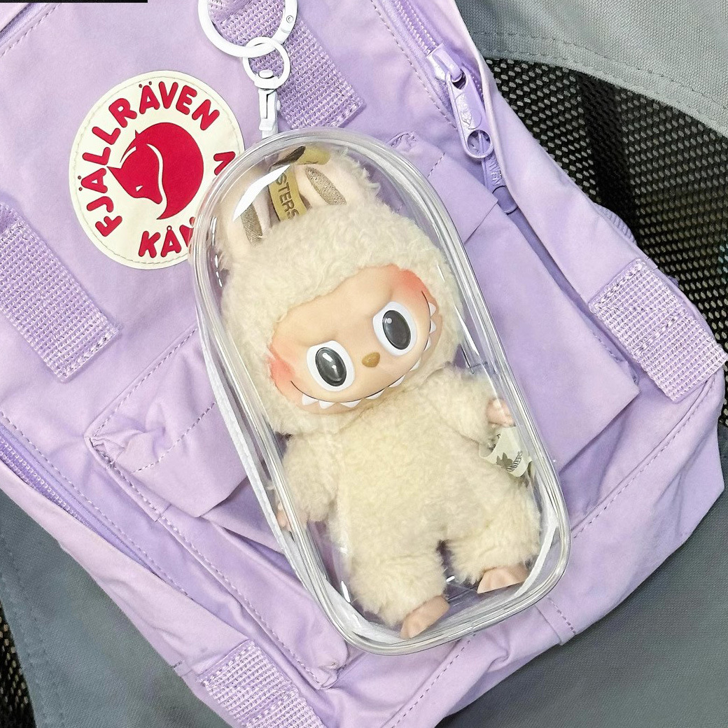 Labubu PVC Transparent Storage Bag