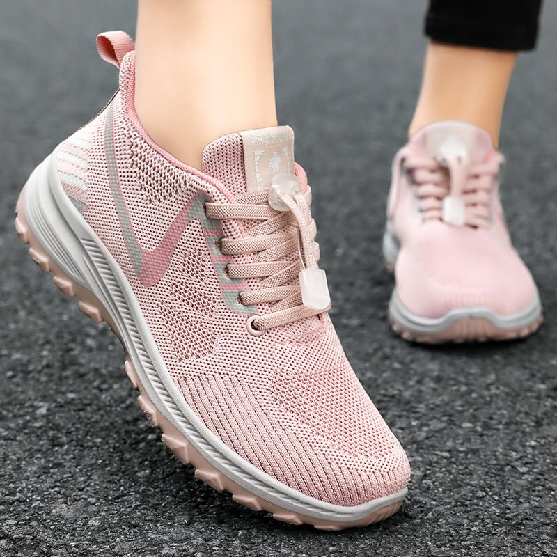 Women's Summer Travel Shoes - Breathable and Comfortable Walking Shoes for Middle-aged and Elderly with Soft Sole Running Shoes for Outdoor Sports image 7