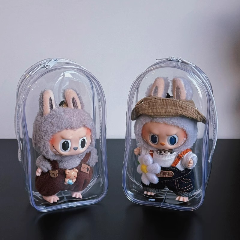 Labubu PVC Transparent Storage Bag