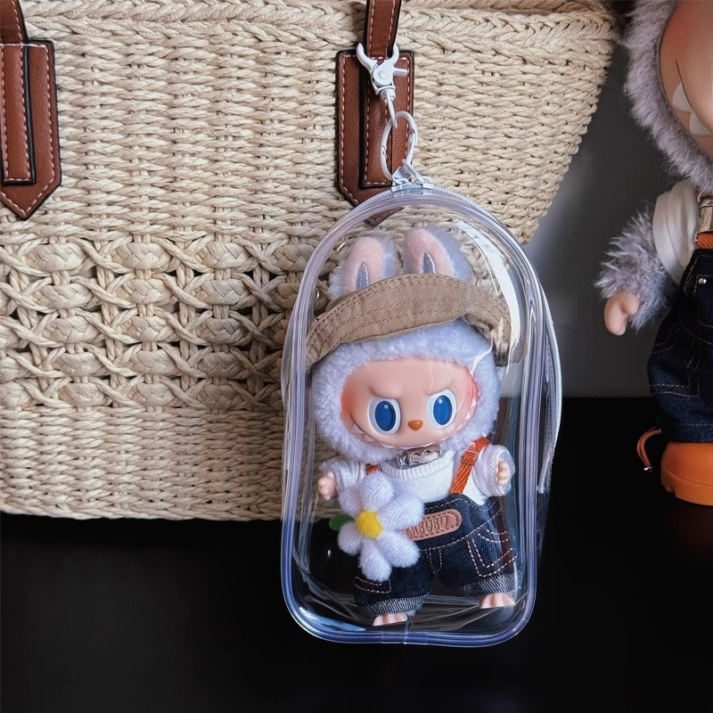 Labubu PVC Transparent Storage Bag