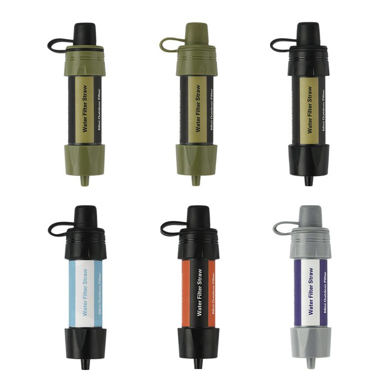 Outdoor Water Purifier Mini Filter Straw Outdoor Products Survival Water Purification