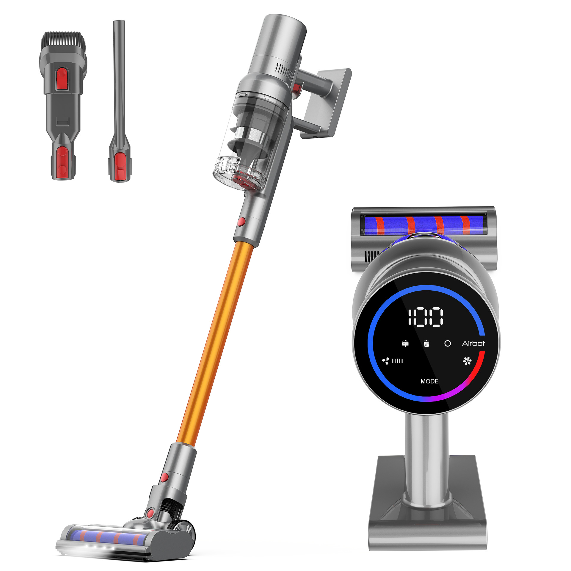 Intelligent high-power wireless vacuum cleaner handheld cordless vacuum cleaner charging household