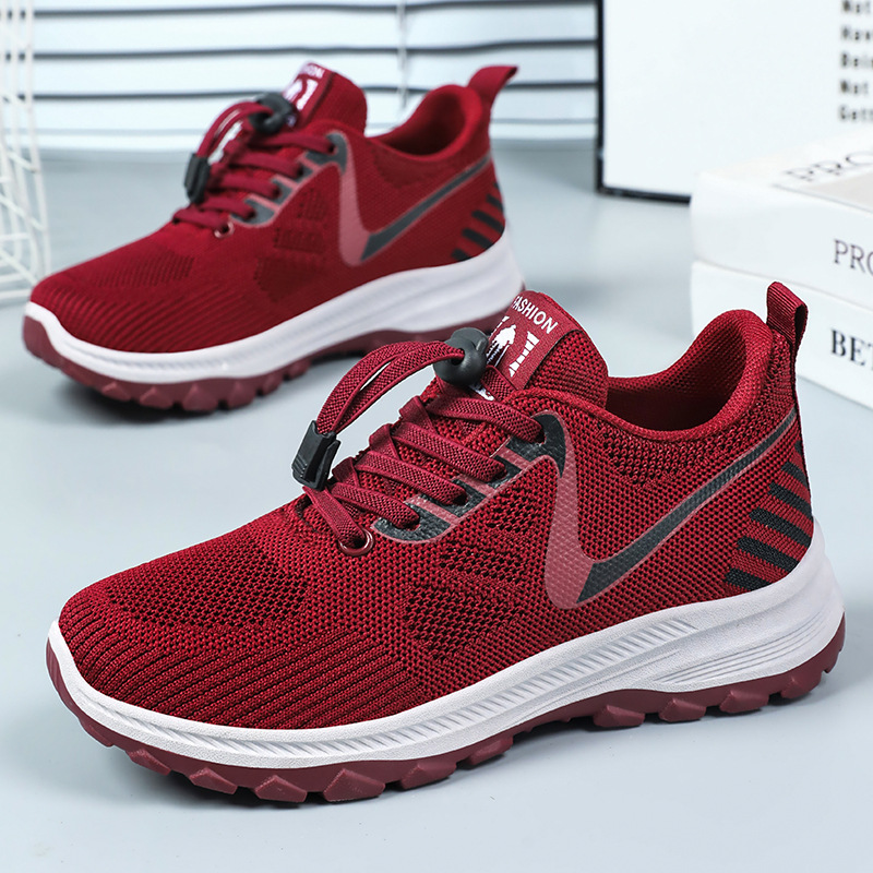 Women's Summer Travel Shoes - Breathable and Comfortable Walking Shoes for Middle-aged and Elderly with Soft Sole Running Shoes for Outdoor Sports image 3