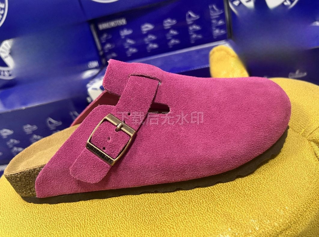Genuine Leather Round Toe Hidden Heel Closed-Toe Sandals for Women Autumn and Winter Outdoor Wear BK Shoes image 11