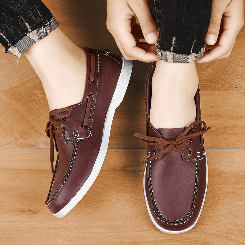 Casual Summer Men's Belted British Style Versatile Loafer Breathable Leisure Work Commuting Lazy Shoes image 6