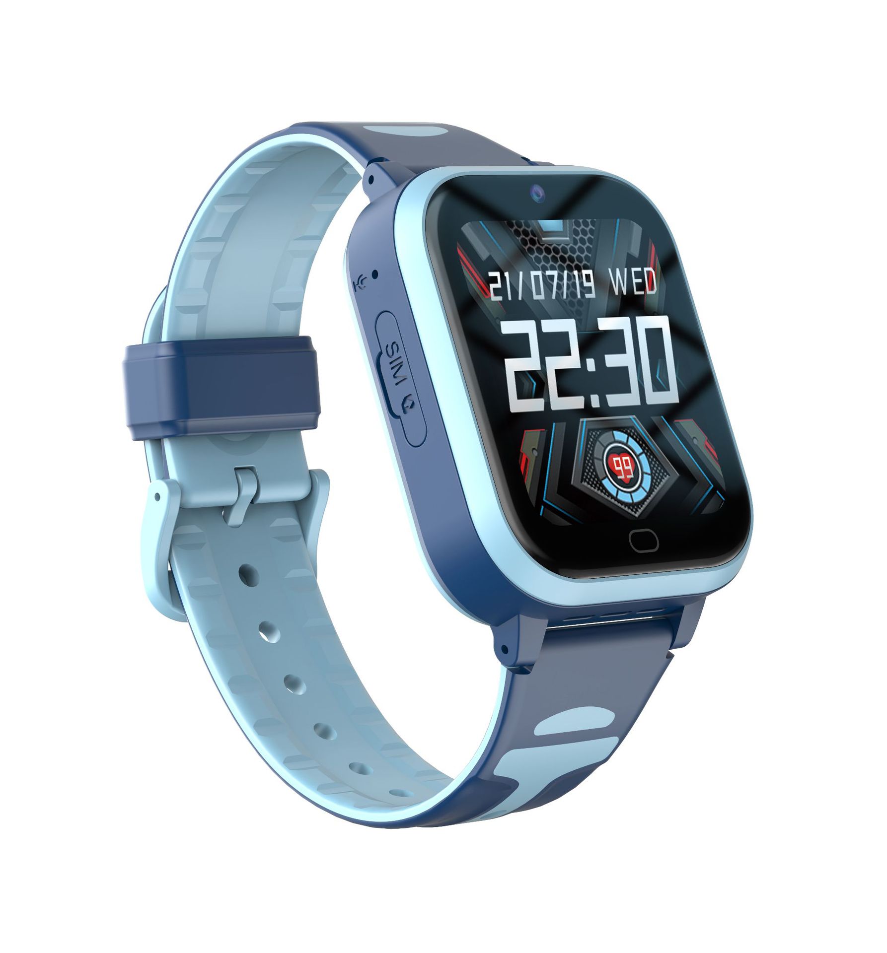 Long standby 4G smart children's phone watch Android card insertion video call positioning student