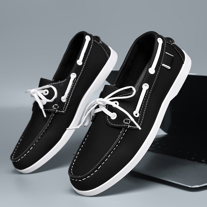 Casual Summer Men's Belted British Style Versatile Loafer Breathable Leisure Work Commuting Lazy Shoes image 4