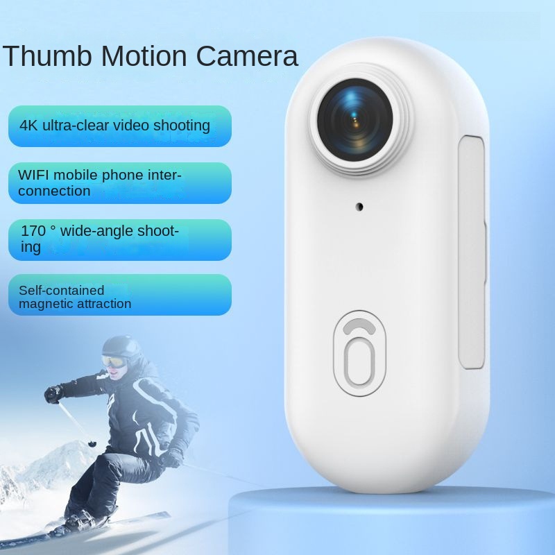 Thumb Bike Camera Magnetic Back Clip Sports Camera Thumb Recorder Pet