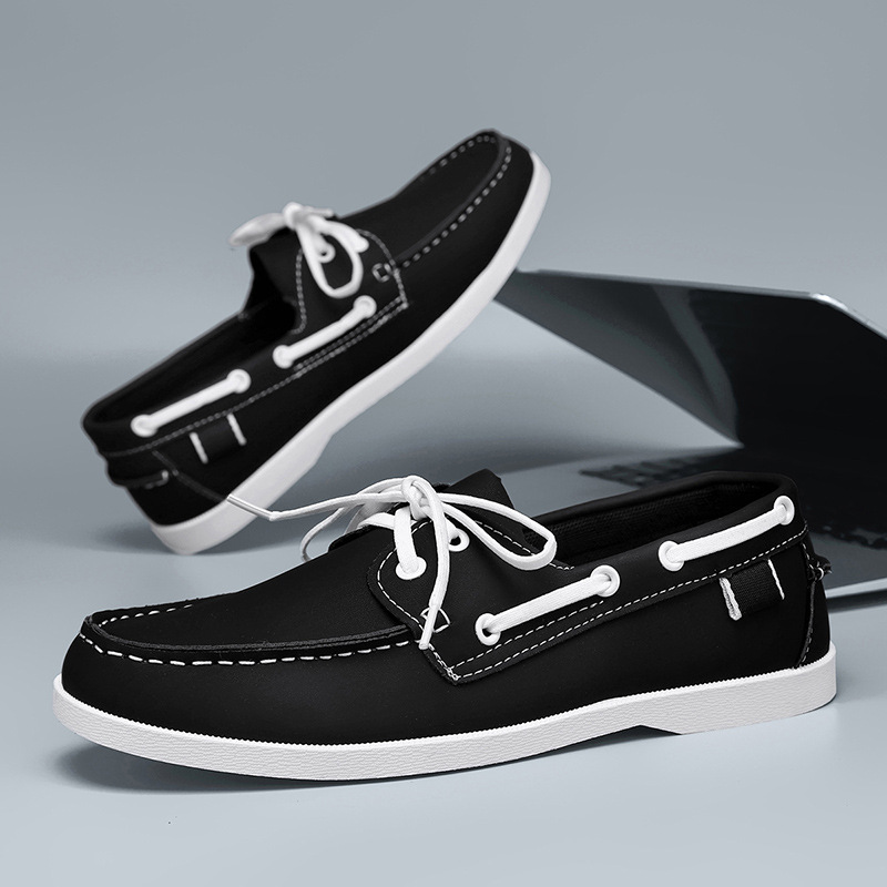 Casual Summer Men's Belted British Style Versatile Loafer Breathable Leisure Work Commuting Lazy Shoes image 8