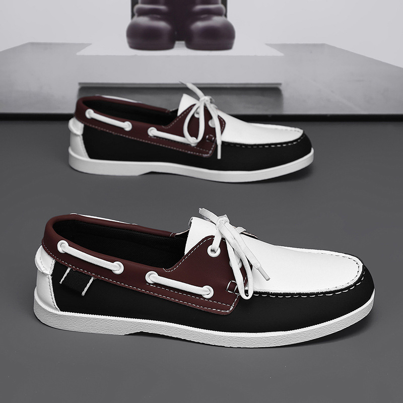 Casual Summer Men's Belted British Style Versatile Loafer Breathable Leisure Work Commuting Lazy Shoes image 9