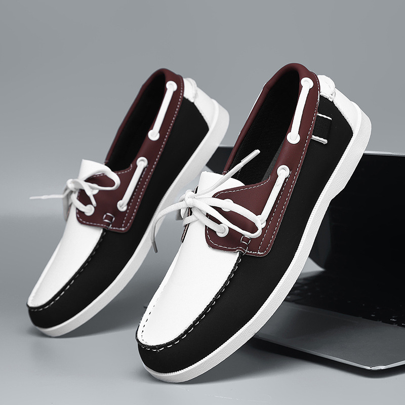 Casual Summer Men's Belted British Style Versatile Loafer Breathable Leisure Work Commuting Lazy Shoes image 3