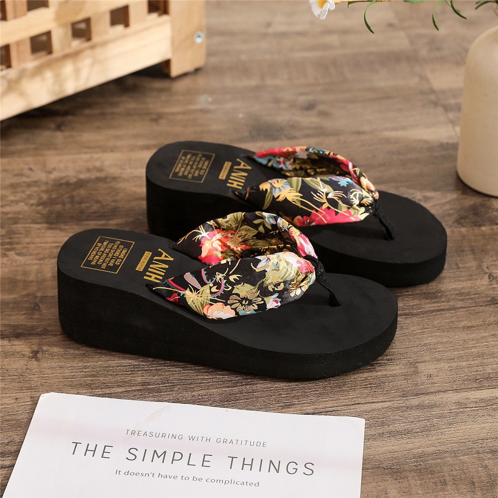 Cross-border European and American Style Women's Sandals Fashionable Outdoor Wear Small Size Height-increasing Flat Heel Thick Sole Sandals Summer
