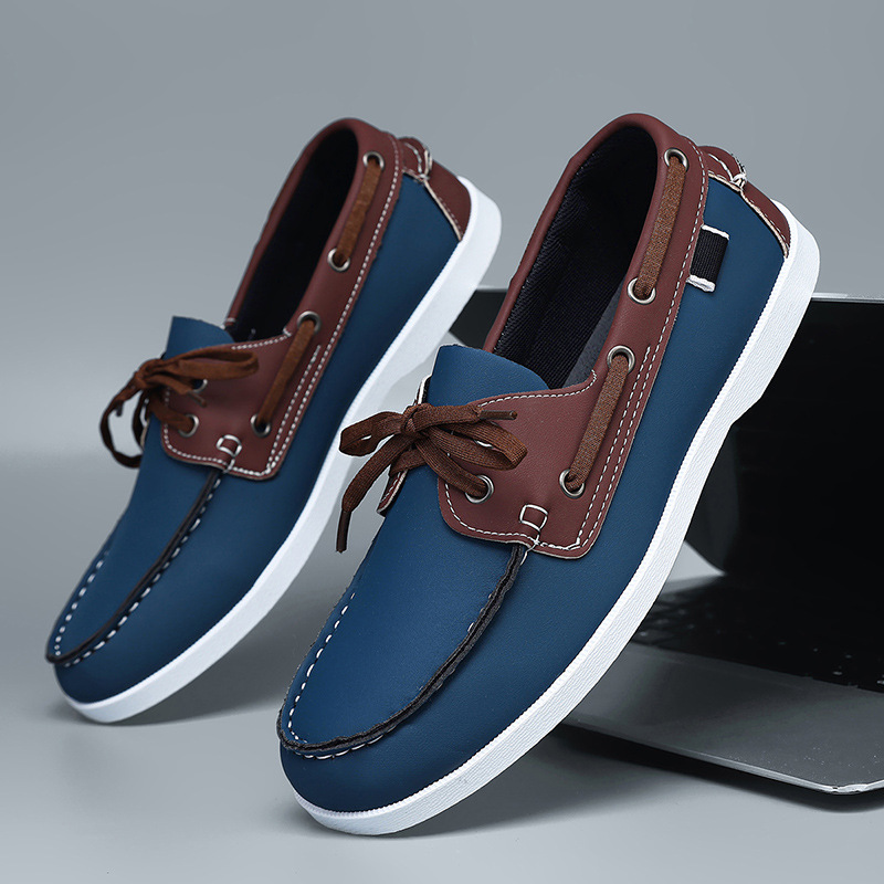 Casual Summer Men's Belted British Style Versatile Loafer Breathable Leisure Work Commuting Lazy Shoes image 7
