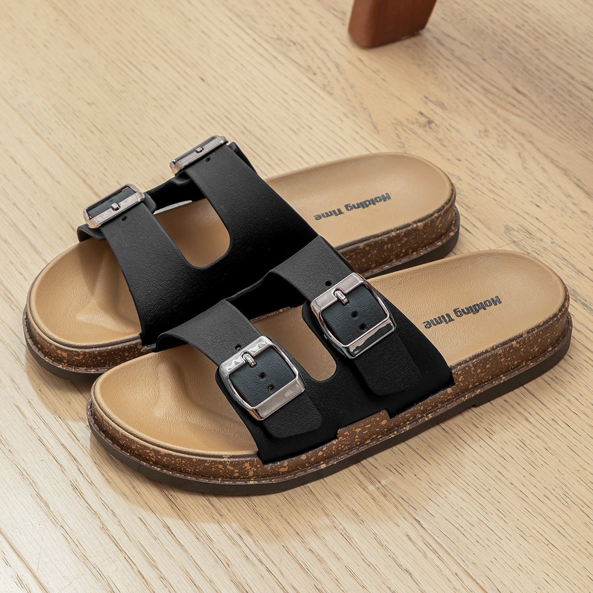 Birkenstock Sandals Women's Slip-On Flat One-Strap Beach Sandals for Summer Outdoor Wear image 4