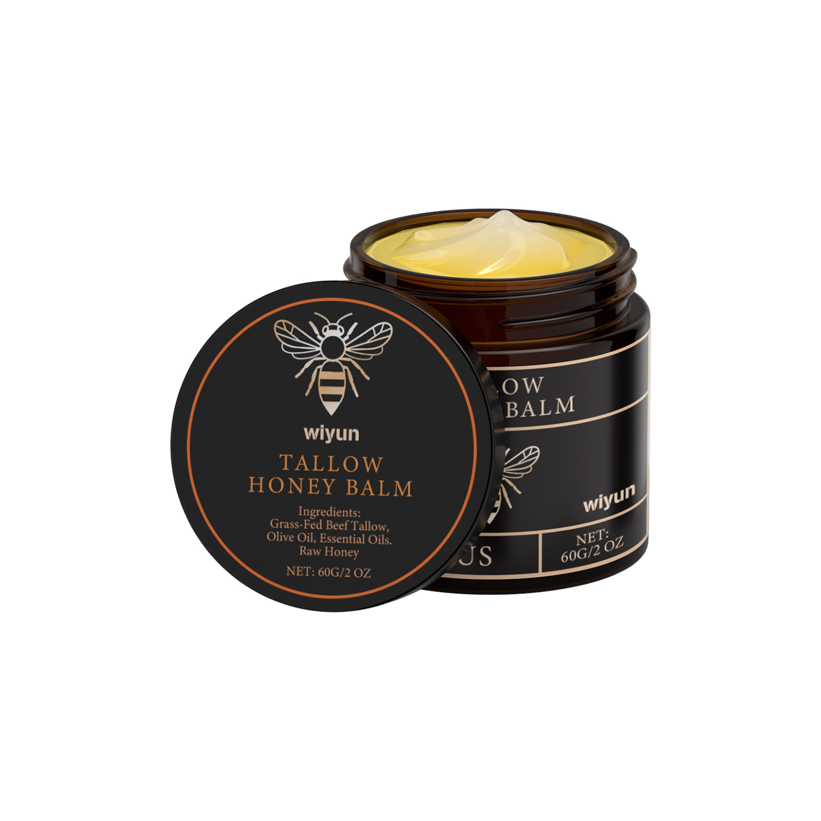Wiyun The Beef Tallow Honey Moisturizing Cream Is A Gentle, 