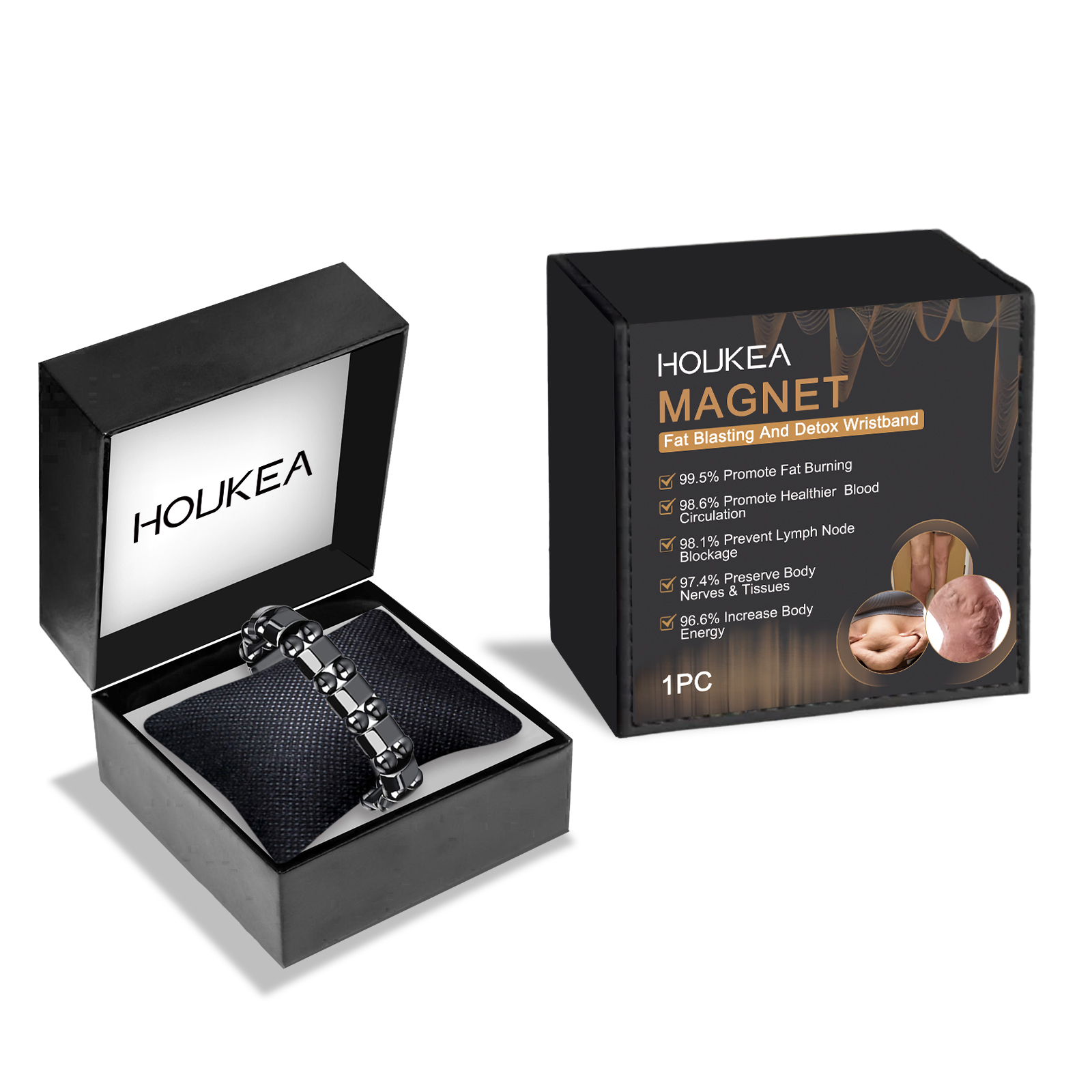 Houkea Body Care Bracelet Personality Fashion Body Care Bracelet Hand Decoration Clothing