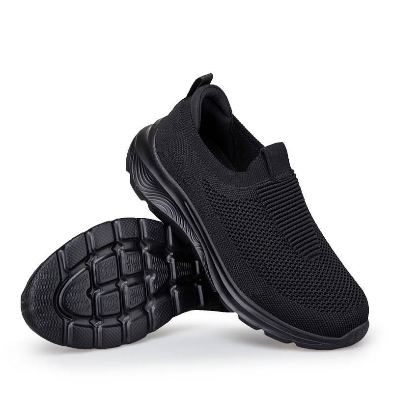 Spring Summer Autumn Elderly Shoes Parent-Child Shoes Slip-On Casual Men's Walking Shoes Classic Style