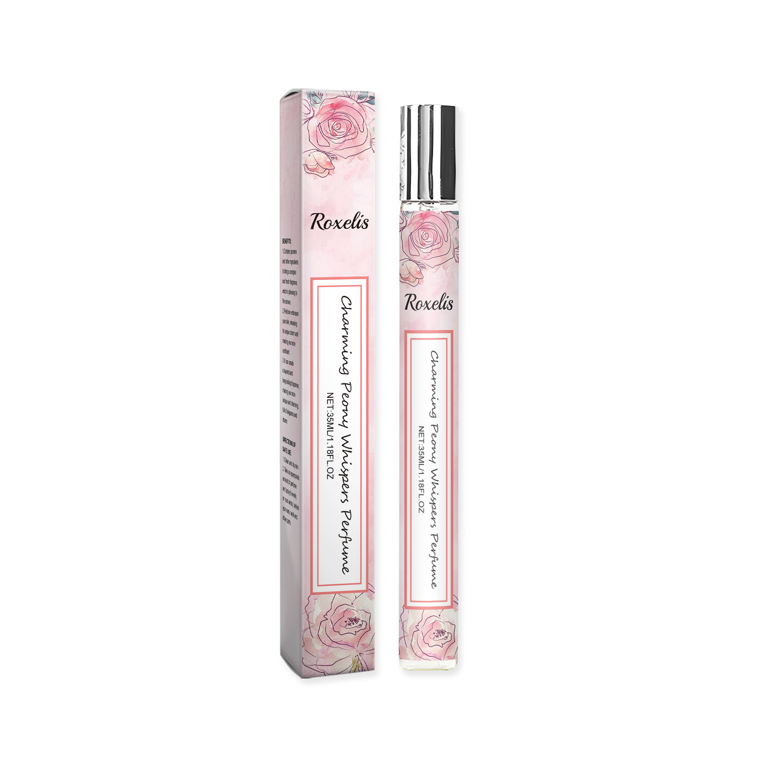 Roxelis Peony Fragrance For Women, Lasting Light Fragrance Fresh Floral Peony Charm Rose Perfume