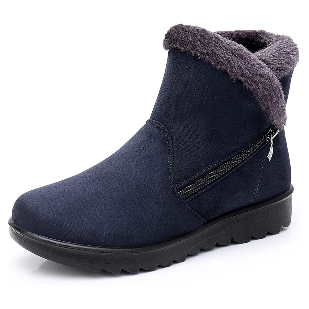 Women's warm cloth shoes, elderly snow boots image 8