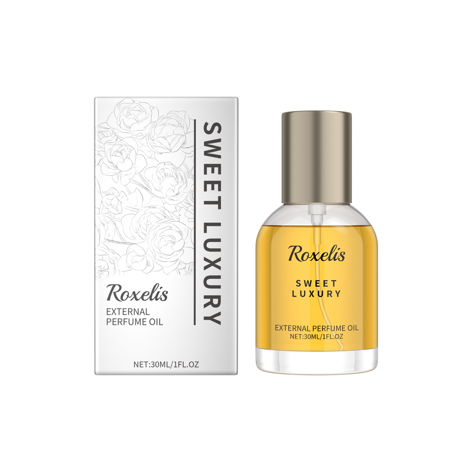 Roxelis Saffron Jasmine Inspired Perfume, Natural Fresh Lasting Fragrance Jasmine Perfume Spray
