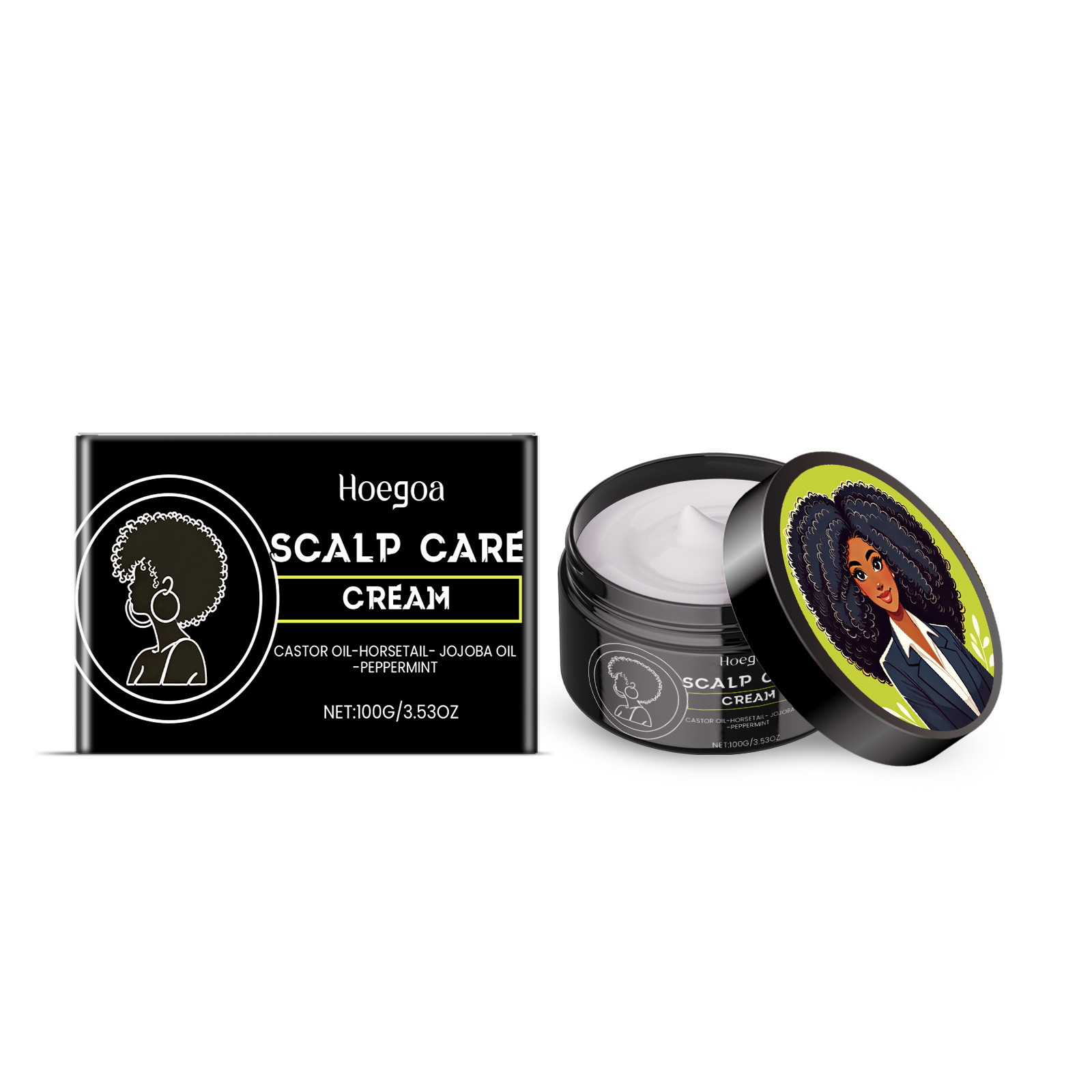Hoegoa Scalp Care Cream Daily Gentle Care To Improve Dry Hair And Nourish Hair Smooth Luster