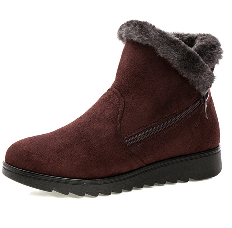 Women's warm cloth shoes, elderly snow boots