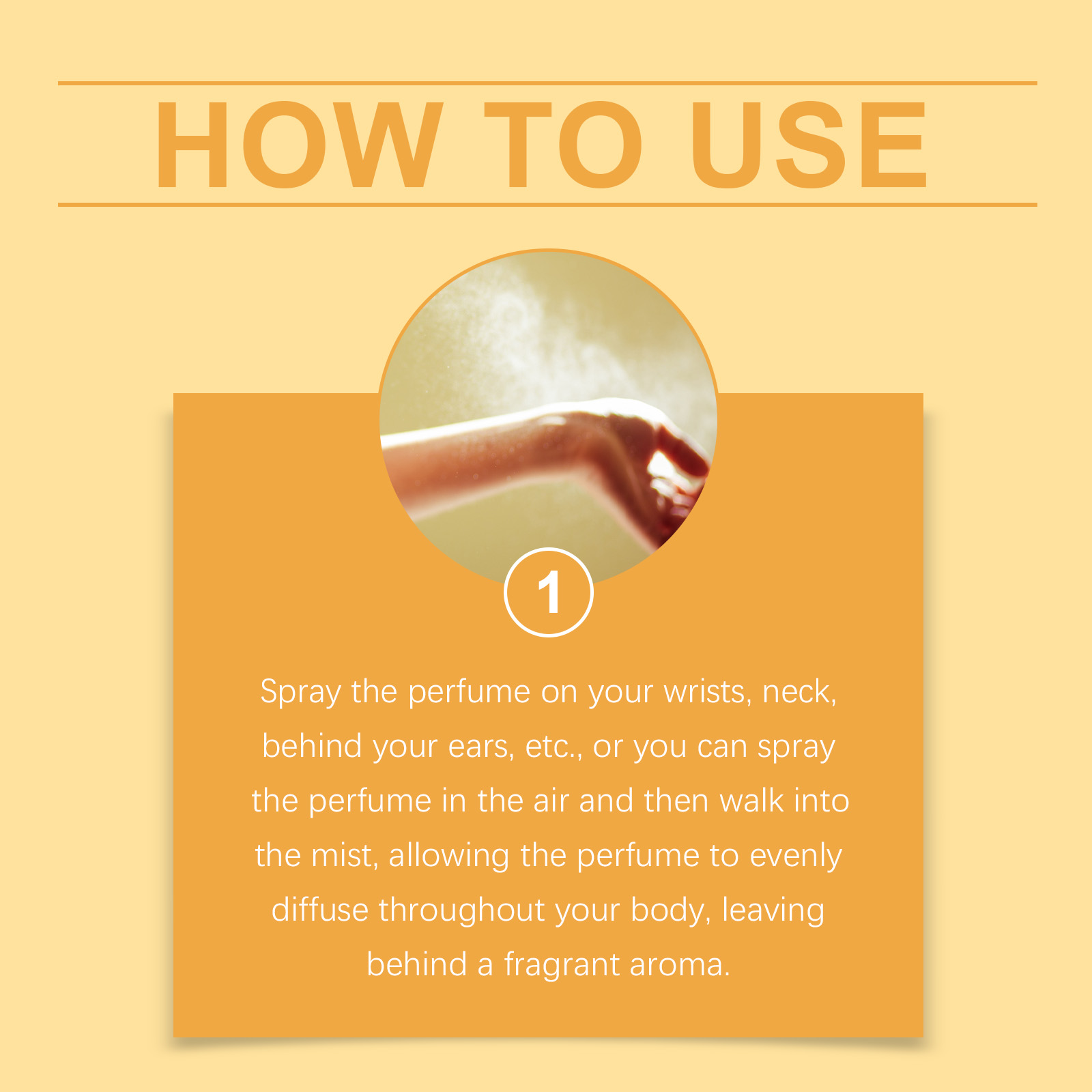 Hand holding Roxelis spray bottle with white cap removed