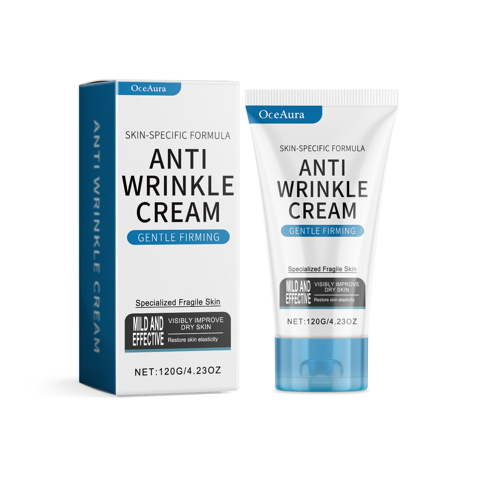 OceAura Gentle Firming Anti-Wrinkle Cream Moisturizes Skin, Moisturizes Skin, Lightens Fine Lines