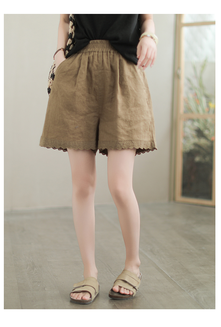 Linen Shorts Women Summer Fashion Casual Personality Women's Capri Pants 1EA7EB92B0C4CCD11134D83A369BFFF7
