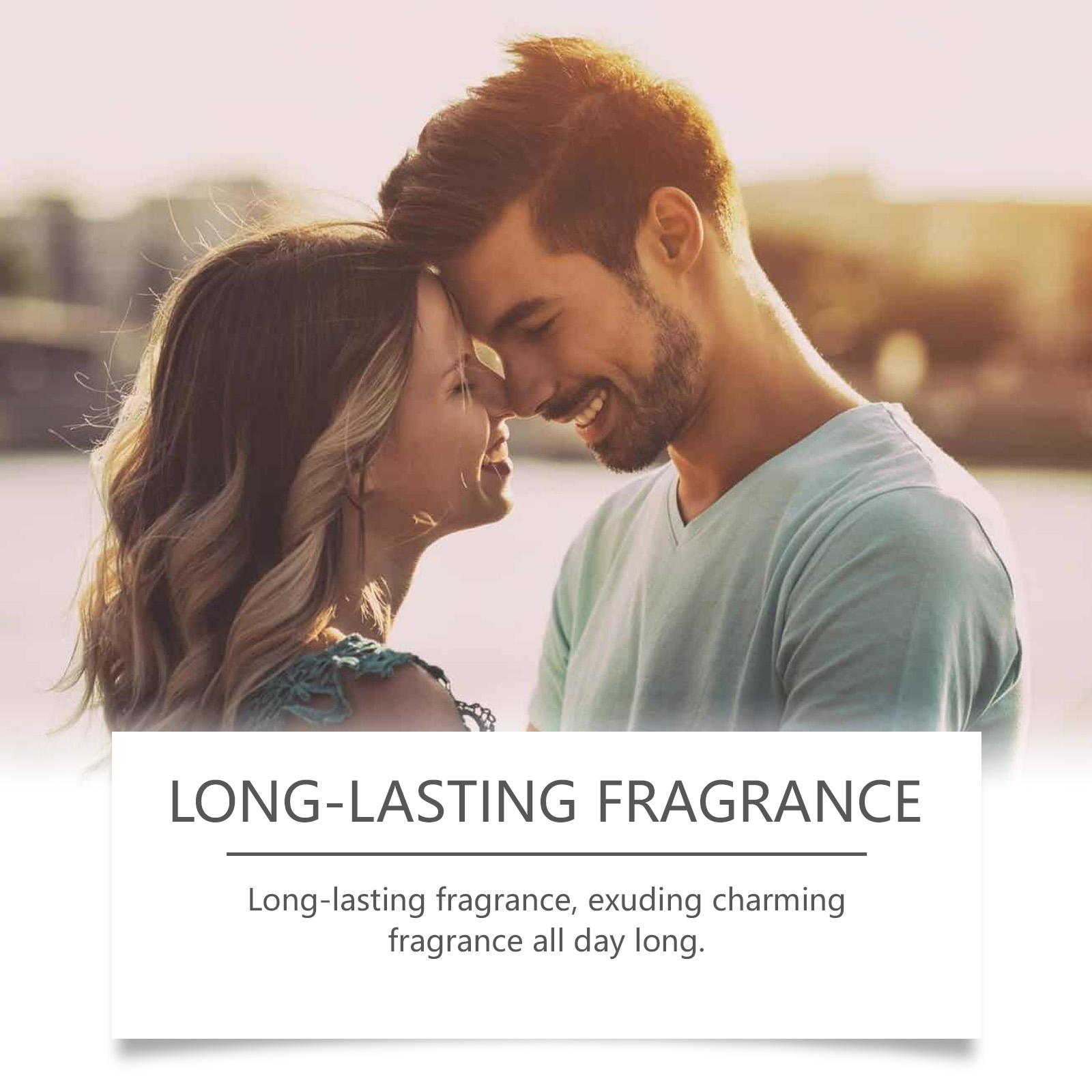Couple enjoying an evening with long-lasting fragrance