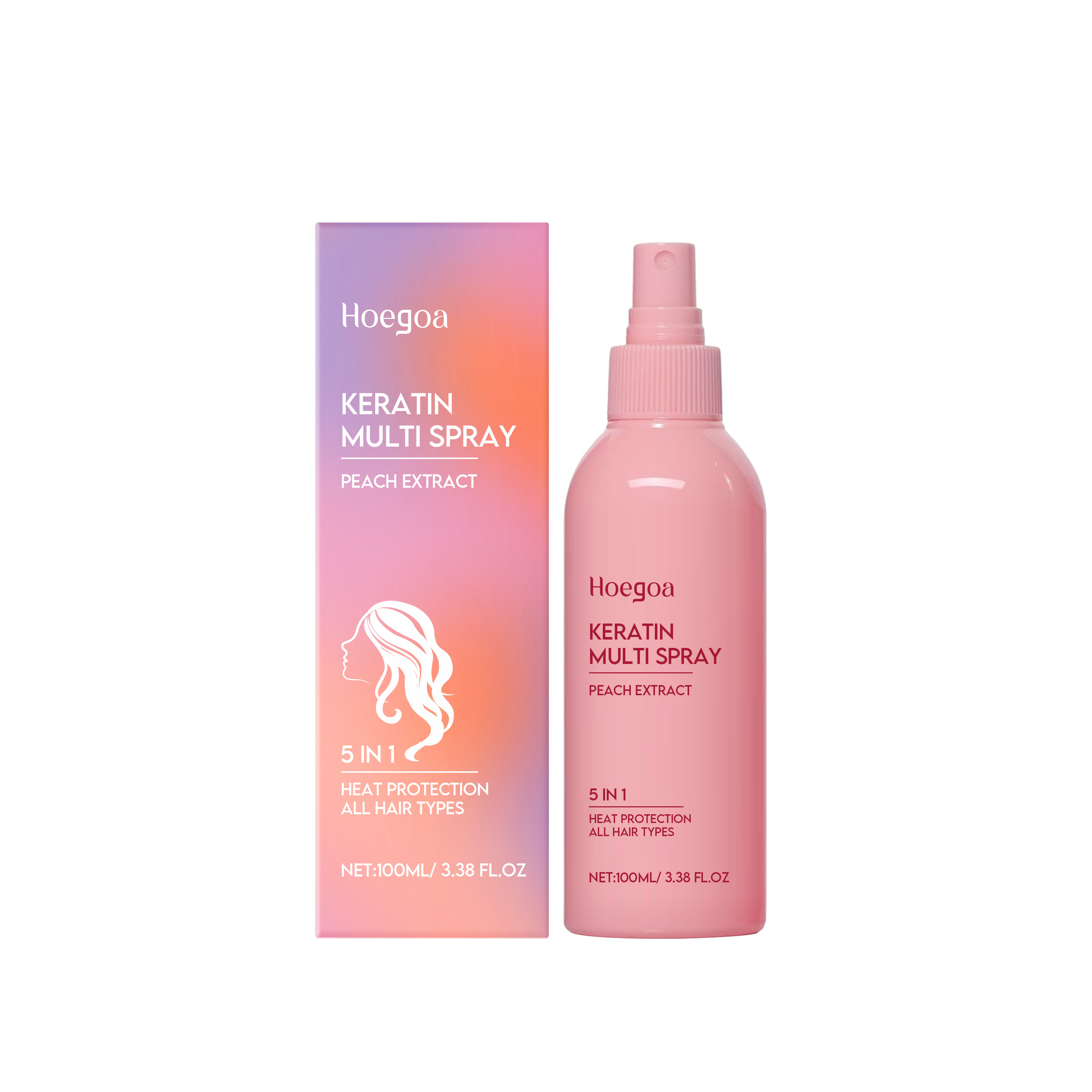 Hoegoa Keratin Hair Conditioner, Gentle Moisturizing Moisturizing Smooth And Smooth Improving Frizz