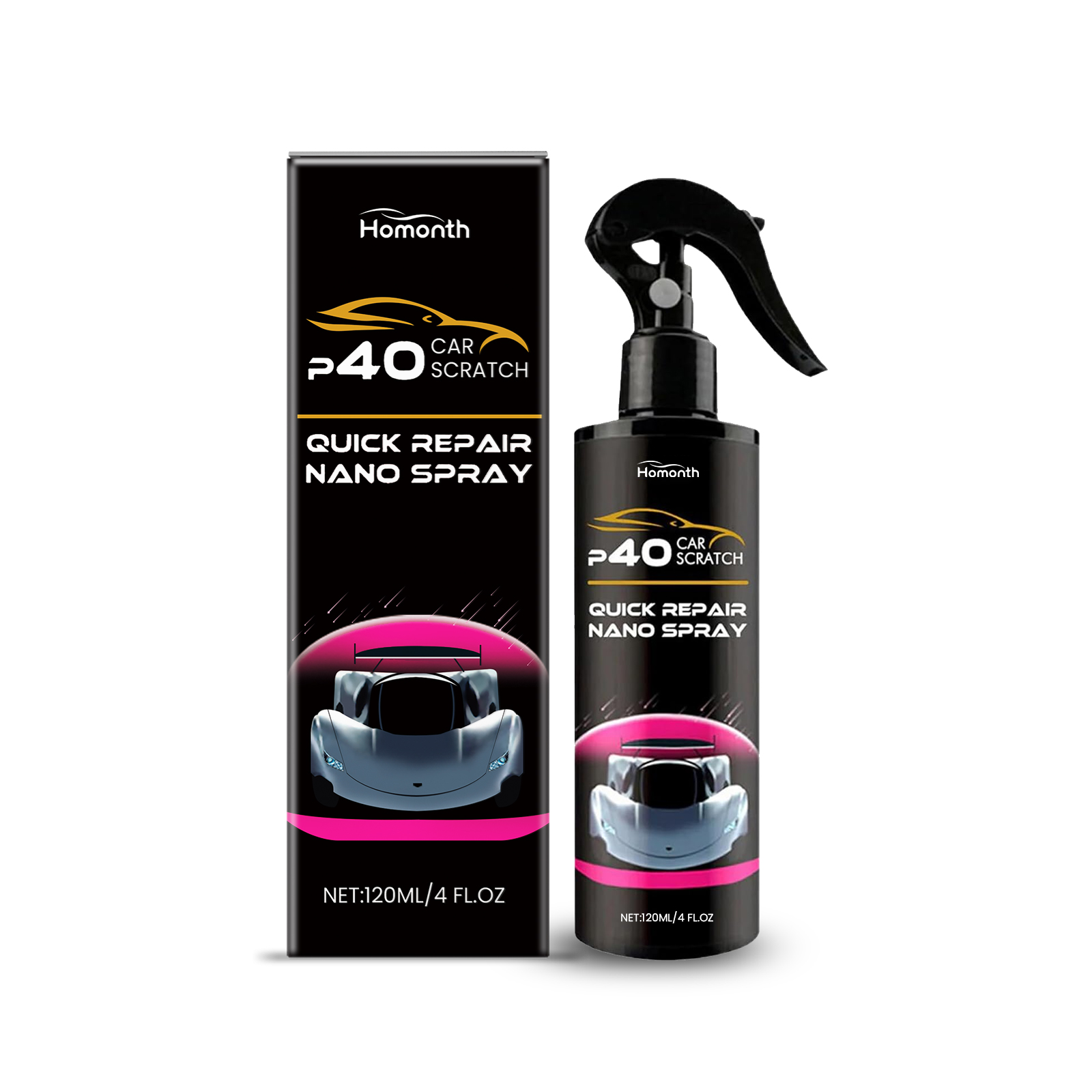 Homonth Nanometer Spray, For Rapid Repair Of Car Scratches, 