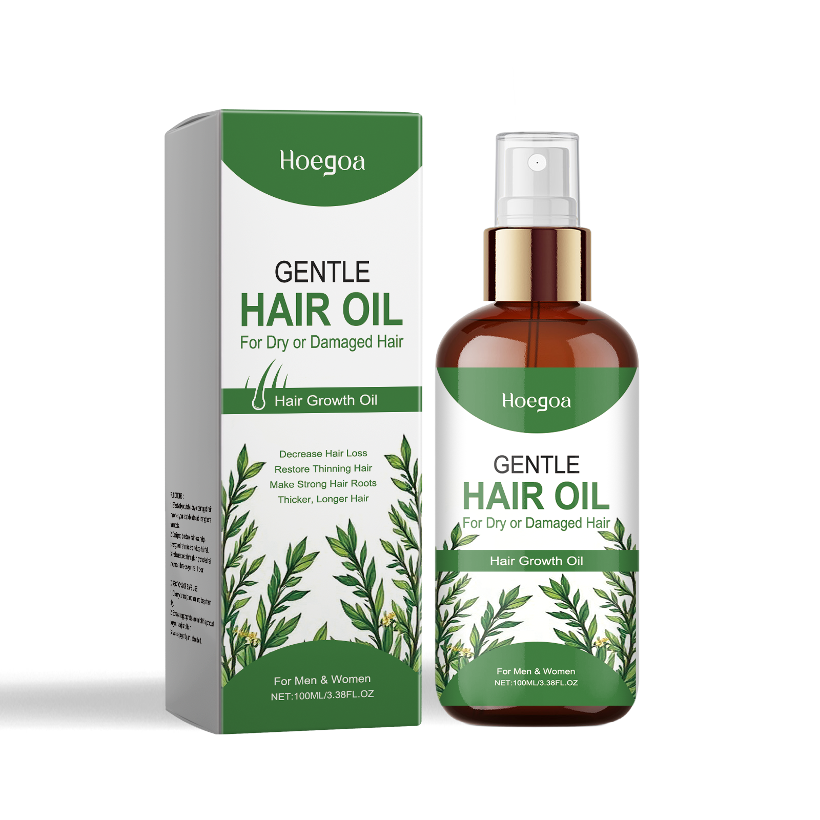 Hoegoa Rosemary Hair Care Spray, For Scalp Pores For Men And