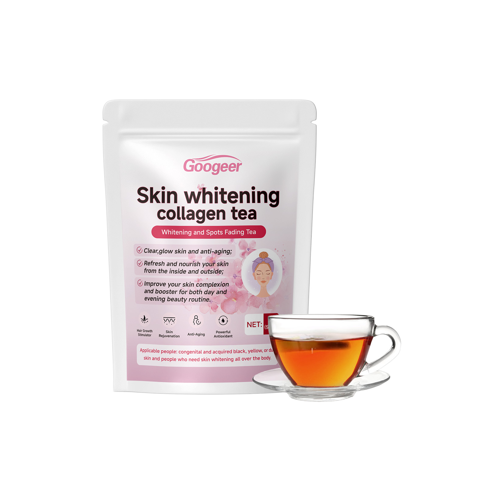 Googeer Whitening Collagen Tea Skin Treatment