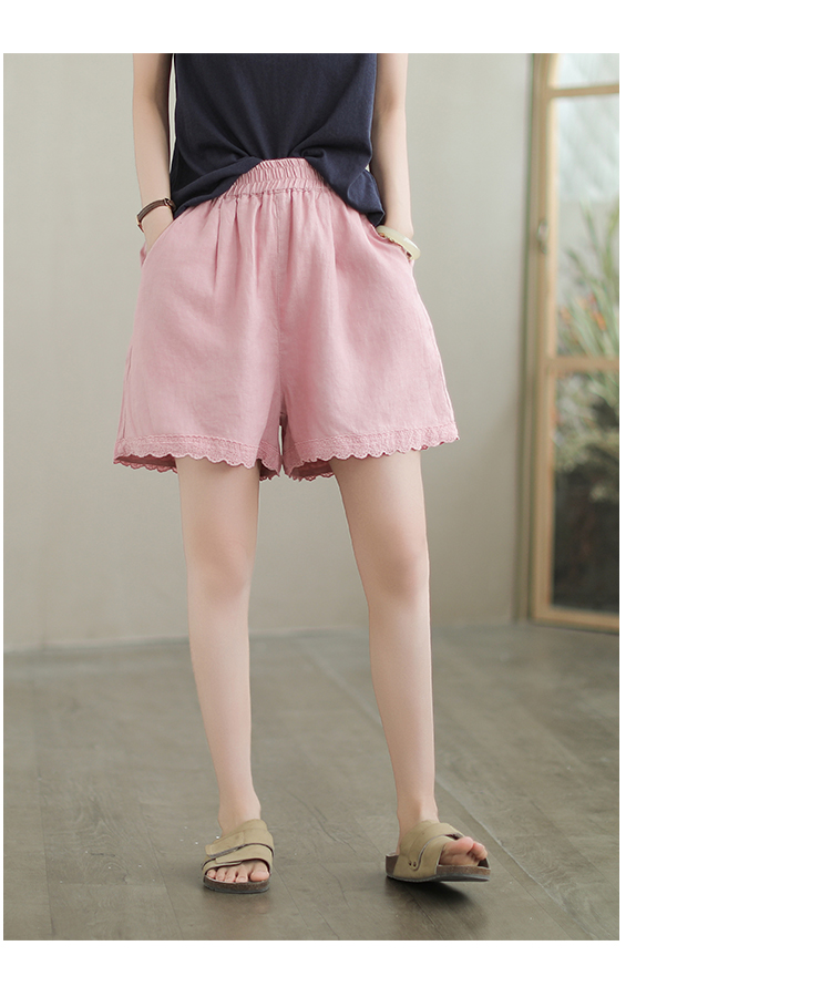 Linen Shorts Women Summer Fashion Casual Personality Women's Capri Pants 22973231974039D90FCCB55892C1E18C