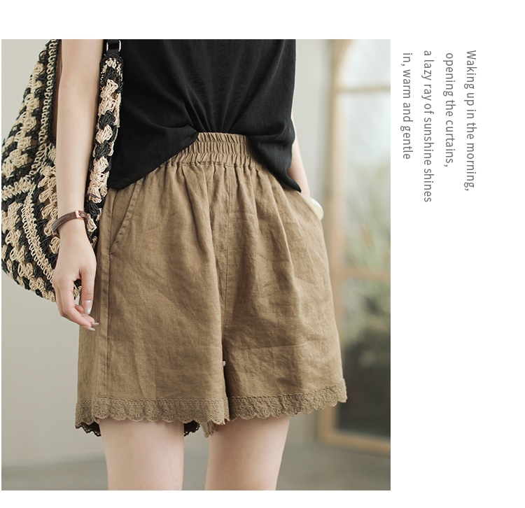 Linen Shorts Women Summer Fashion Casual Personality Women's Capri Pants 2B82164B30C542A4E0EC6FD0ECEF6B31